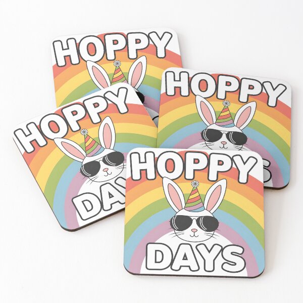 Item preview, Hoppy Days : Bunny Fun Under the Rainbow designed and sold by Susacha.