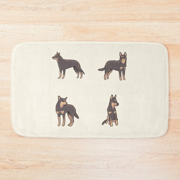 Item preview, Chocolate and tan Australian Kelpie pack  designed and sold by Artofmayara.
