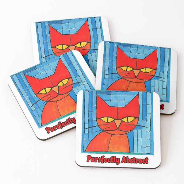 Item preview, Purrfectly Abstract designed and sold by Art-Sarcasm.