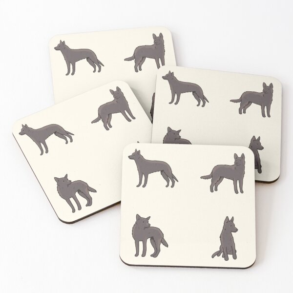 Item preview, Chocolate Australian Kelpie pack  designed and sold by Artofmayara.