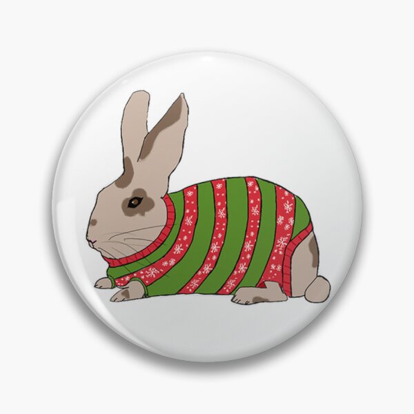 Artikelvorschau, Hase im Pullover entworfen und verkauft von AbbysArtAtelier.
