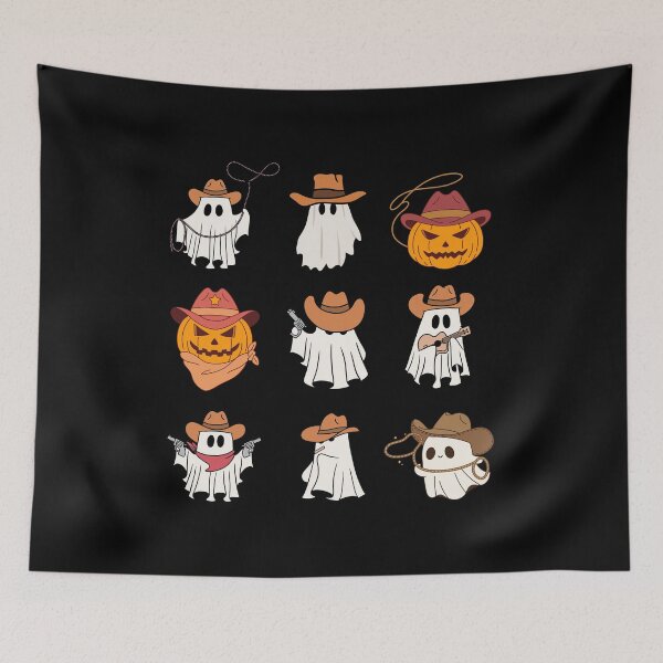 Item preview, Halloween Cowboy Ghost, Cowboy Fantasy, Cow Girl Fantasy Halloween, Hello Halloween, Phantom Boo, Phantom Minion Western, BooHaw, Jet Season designed and sold by Creativedsigna.