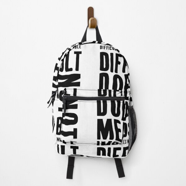 Item preview, Difficult Does Not Mean Impossible designed and sold by Jackson-Will.