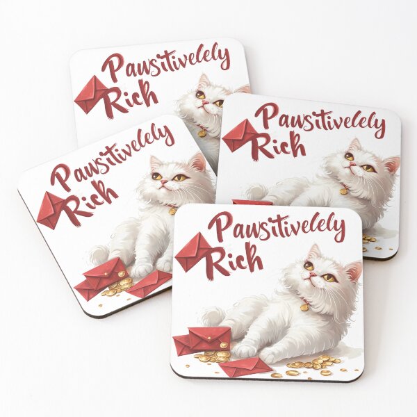Item preview, Pawsitively Rich Persian Cat: Prosperity and Joy designed and sold by ShanCoMeow.