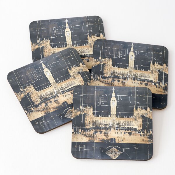 Item preview, Blueprint of the Palace of Westminster designed and sold by landletsy.
