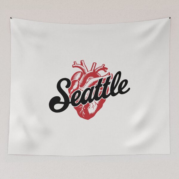Item preview, Seattle Anatomical Heart Love | Seattle Rain City Collection by Rain City Sticker Co. designed and sold by RainCitySticker.
