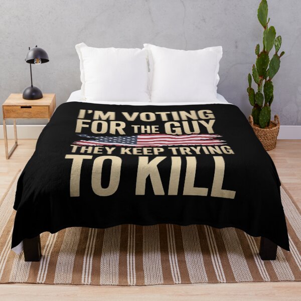 Item preview, I'm Voting For The Guy They Keep Trying To Kill - The perfect gift for bold patriots supporting their candidate in the fight for freedom and truth. designed and sold by Zyziowsky.