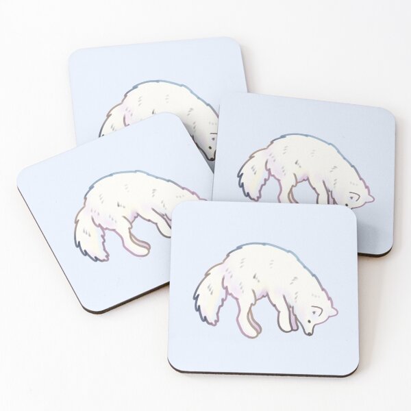 Item preview, Arctic fox jumping  designed and sold by Mayarartsy.