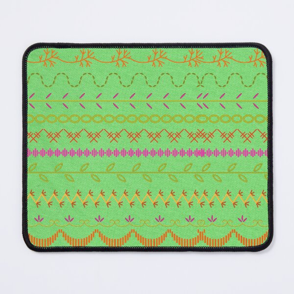 Item preview, Sewing Stitch Patterns on Textured Fabric Effect Background designed and sold by Nancyanna.