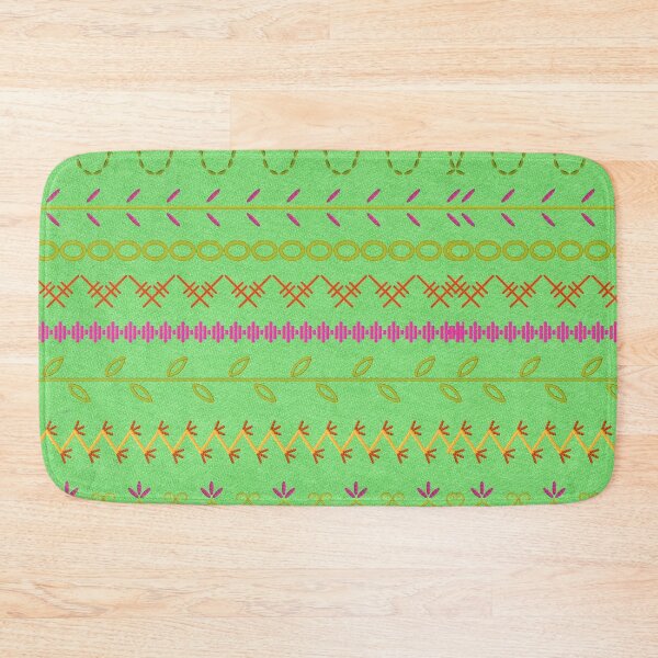 Item preview, Sewing Stitch Patterns on Textured Fabric Effect Background  designed and sold by Nancyanna.