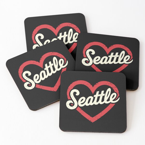 Item preview, Seattle Love Aesthetic | Seattle Rain City Collection by Rain City Sticker Co designed and sold by RainCitySticker.