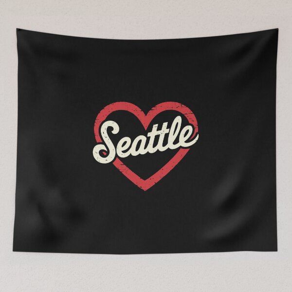 Item preview, Seattle Love Aesthetic | Seattle Rain City Collection by Rain City Sticker Co designed and sold by RainCitySticker.