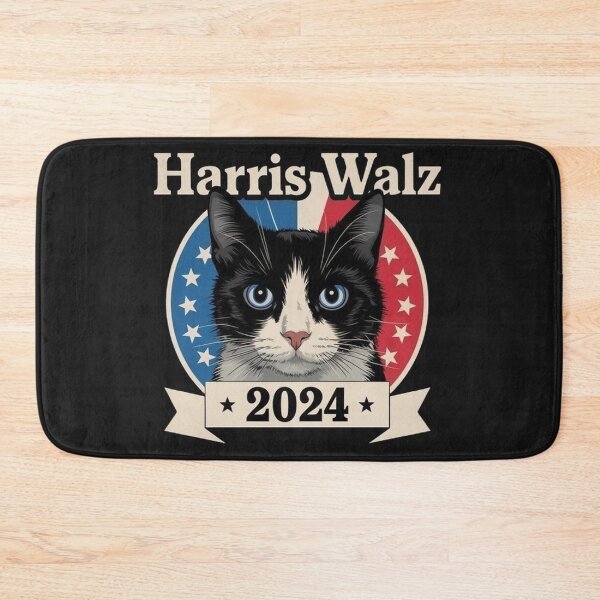 Item preview, Harris Walz 2024 Funny Cat Election Kamala Harris Tim Waltz designed and sold by SztylishDesigns.