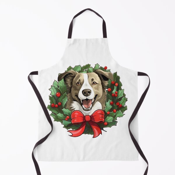 Item preview, Border Collie - Wheaton - Christmas Wreath Dog designed and sold by wotsthis.