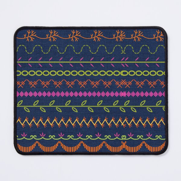 Item preview, Sewing Stitch Patterns on Textured Fabric Effect Background designed and sold by Nancyanna.
