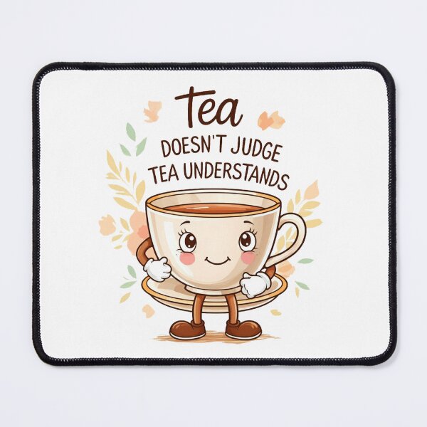 Item preview, Tea doesn't judge designed and sold by BlackCoralArt.