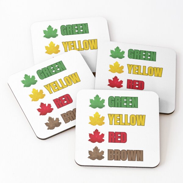 Item preview, Autumn Leaves With Words and Colors designed and sold by kaljoa.