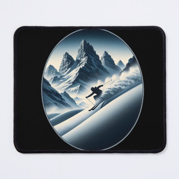 Item preview,  Skiing Through Pristine Powder designed and sold by IllumeInk.