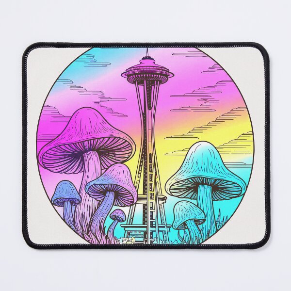 Item preview, Psychedelic Seattle | Seattle Rain City Collection by Rain City Sticker Co. designed and sold by RainCitySticker.