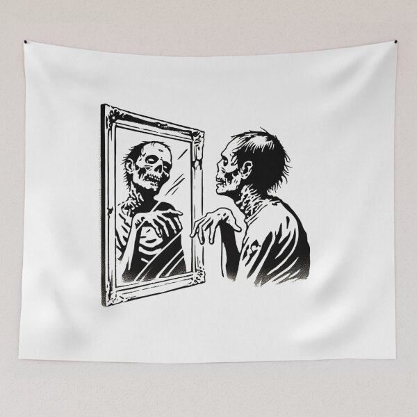 Item preview, Zombie Looking in the Mirror designed and sold by Blink Art Studio.