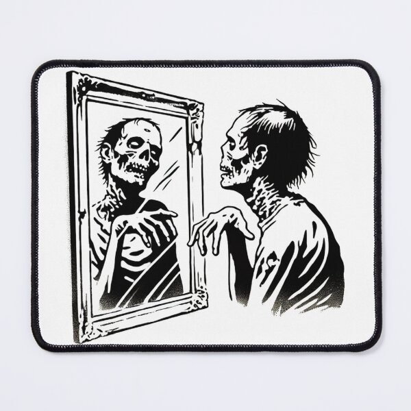 Item preview, Zombie Looking in the Mirror designed and sold by Blink Art Studio.
