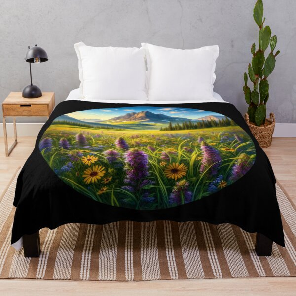 Item preview, Alpine Wildflower Meadow at Sunrise designed and sold by IllumeInk.
