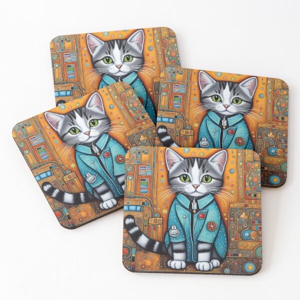 Item preview, Kitten as a doctor on a hospital ward designed and sold by Colin Bentham.