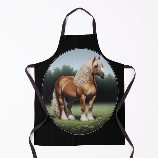 Item preview, Majestic Draft Horse in Serene Meadow designed and sold by IllumeInk.
