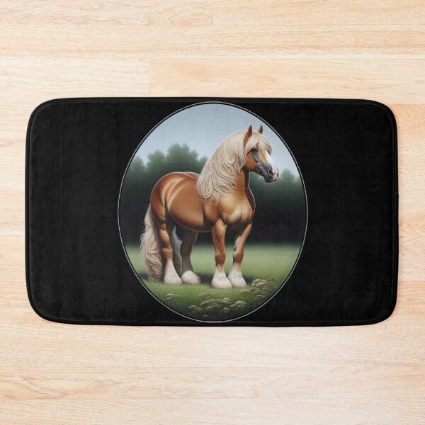 Item preview,  Majestic Draft Horse in Serene Meadow designed and sold by IllumeInk.
