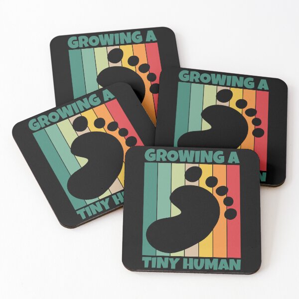 Item preview, Growing A Tiny Human Pregnancy Announcement Baby Shower designed and sold by Stick-Artistry.