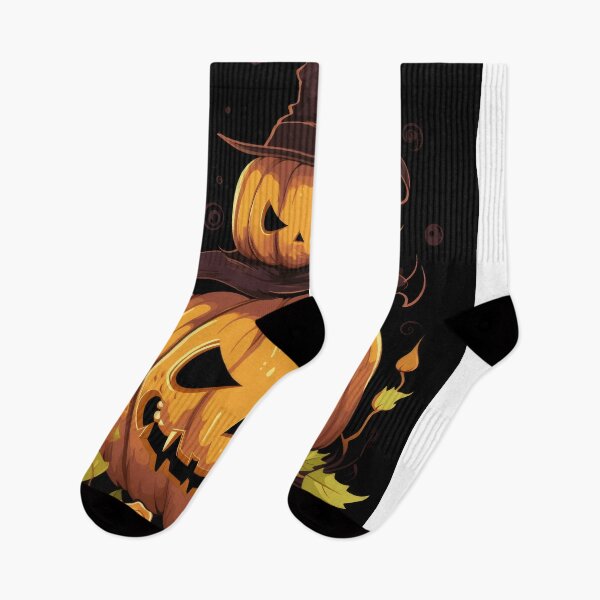 Item preview, Magical pumpkins in hats - Halloween fun and fright designed and sold by Piotrek0001.