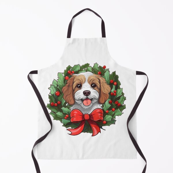 Item preview, Cavapoo - blenheim -  Christmas Wreath Dog designed and sold by wotsthis.
