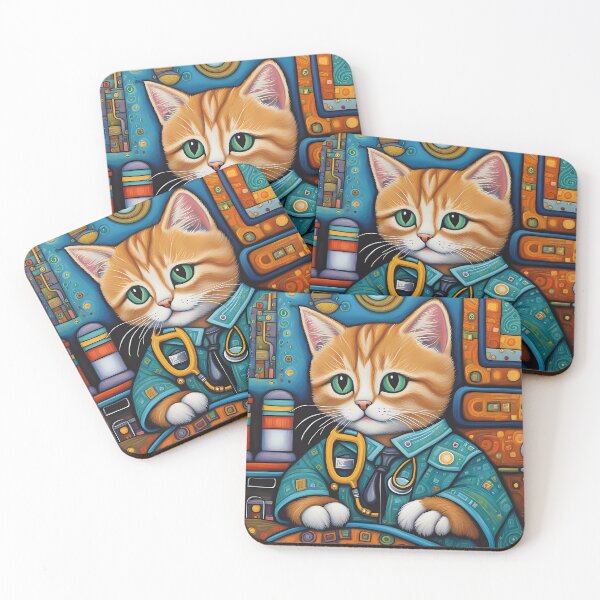 Item preview, Kitten as a doctor on a hospital ward designed and sold by Colin Bentham.