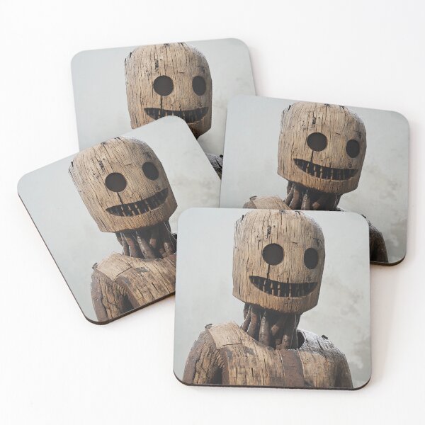 Item preview, The Grinning Wooden Figure designed and sold by landletsy.