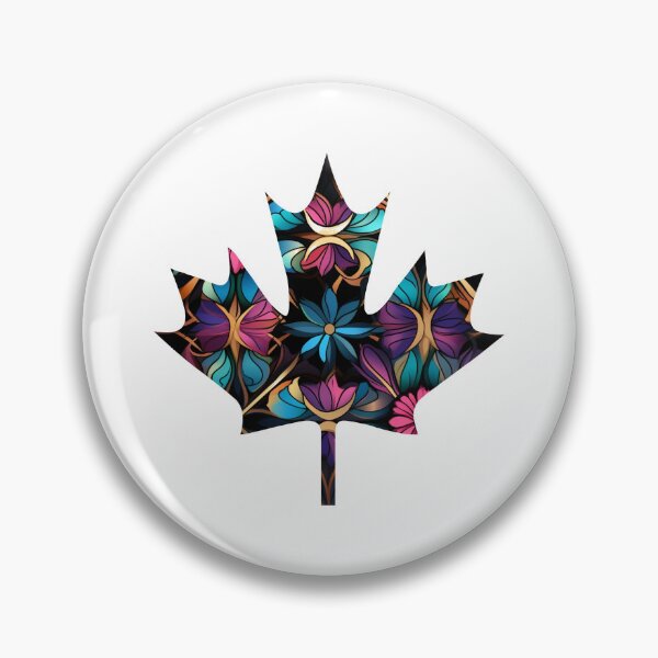 Item preview, Geometric Motif Love Friendship Connection Maple Leaf Canada designed and sold by G-M-Designs.