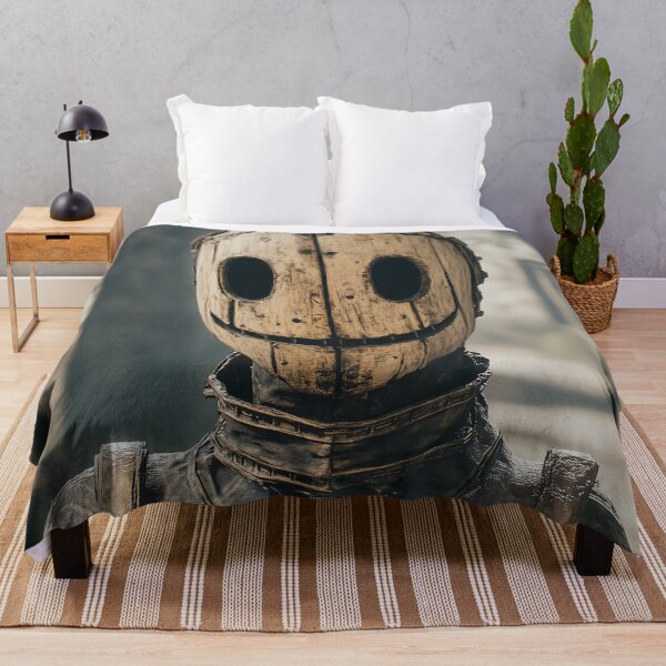 Item preview, The Smiling Wooden Mask designed and sold by landletsy.