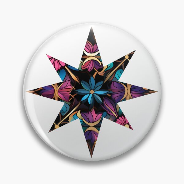 Item preview, Geometric Motif Love Friendship Connection Star designed and sold by G-M-Designs.