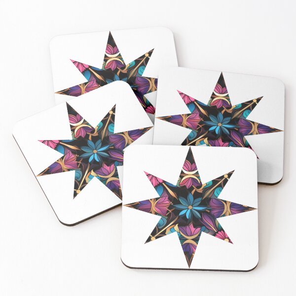 Item preview, Geometric Motif Love Friendship Connection Star designed and sold by G-M-Designs.