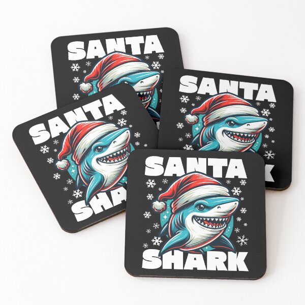 Item preview, Santa Shark Mens Shark in Santa Hat Merry Christmas designed and sold by nicksuefonze.