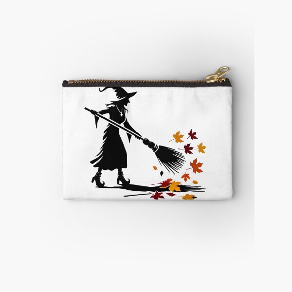 Item preview, Witch Sweeping Autumn Leaves designed and sold by Blink Art Studio.