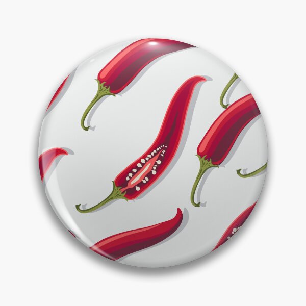 Item preview, Hot pepper, diagonal direction, White background designed and sold by Alex  Blud.