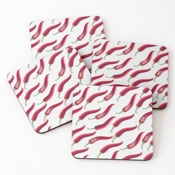 Item preview, Hot pepper, diagonal direction, White background designed and sold by Alex  Blud.
