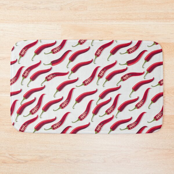 Item preview, Hot pepper, diagonal direction, White background designed and sold by Alex  Blud.