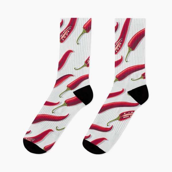Item preview, Hot pepper, diagonal direction, White background designed and sold by Alex  Blud.