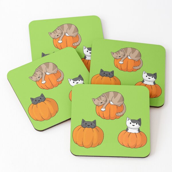 Item preview, Pumpkin Cats designed and sold by doodlecats.