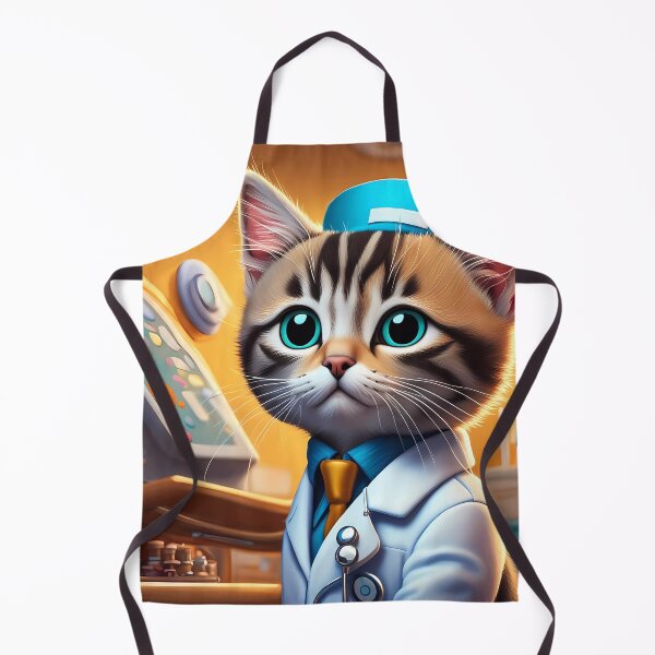 Item preview, Kitten as a doctor on a hospital ward designed and sold by Colin Bentham.
