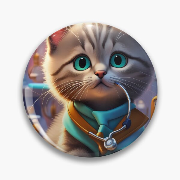 Item preview, Kitten as a doctor on a hospital ward designed and sold by Colin Bentham.