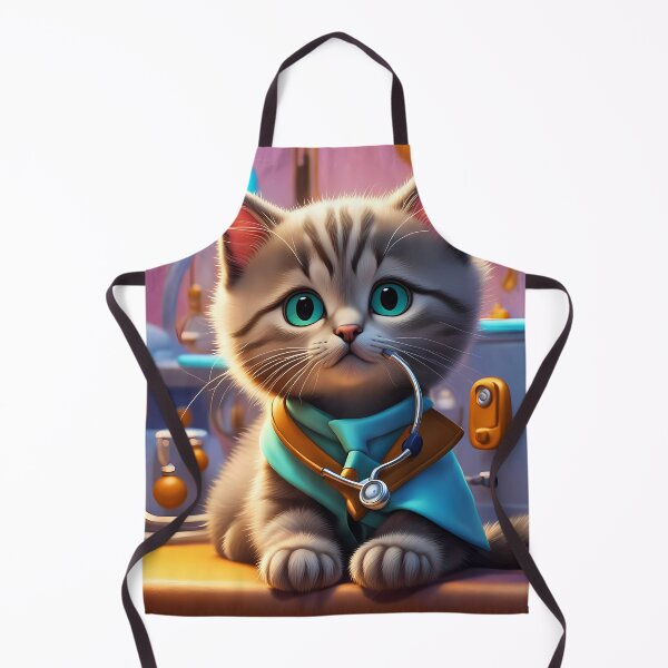 Item preview, Kitten as a doctor on a hospital ward designed and sold by Colin Bentham.