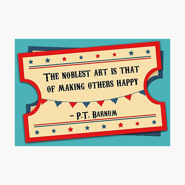 P.T. Barnum - The Greatest Showman Photographic Print