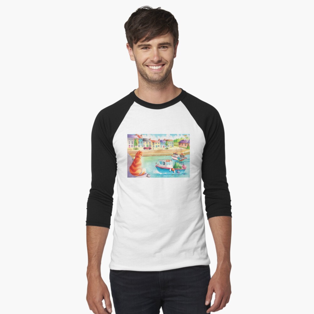 Item preview, Baseball ¾ Sleeve T-Shirt designed and sold by BeckmogArt.